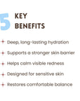 Veranum deep hydration trio with 9-Form Hyaluronic Acid and guaiazulene calming ingredients