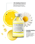 Key ingredients of Veranum Active Vitamin C Ampoule Serum – 25% vitamin C, collagen peptides, Centella EVs