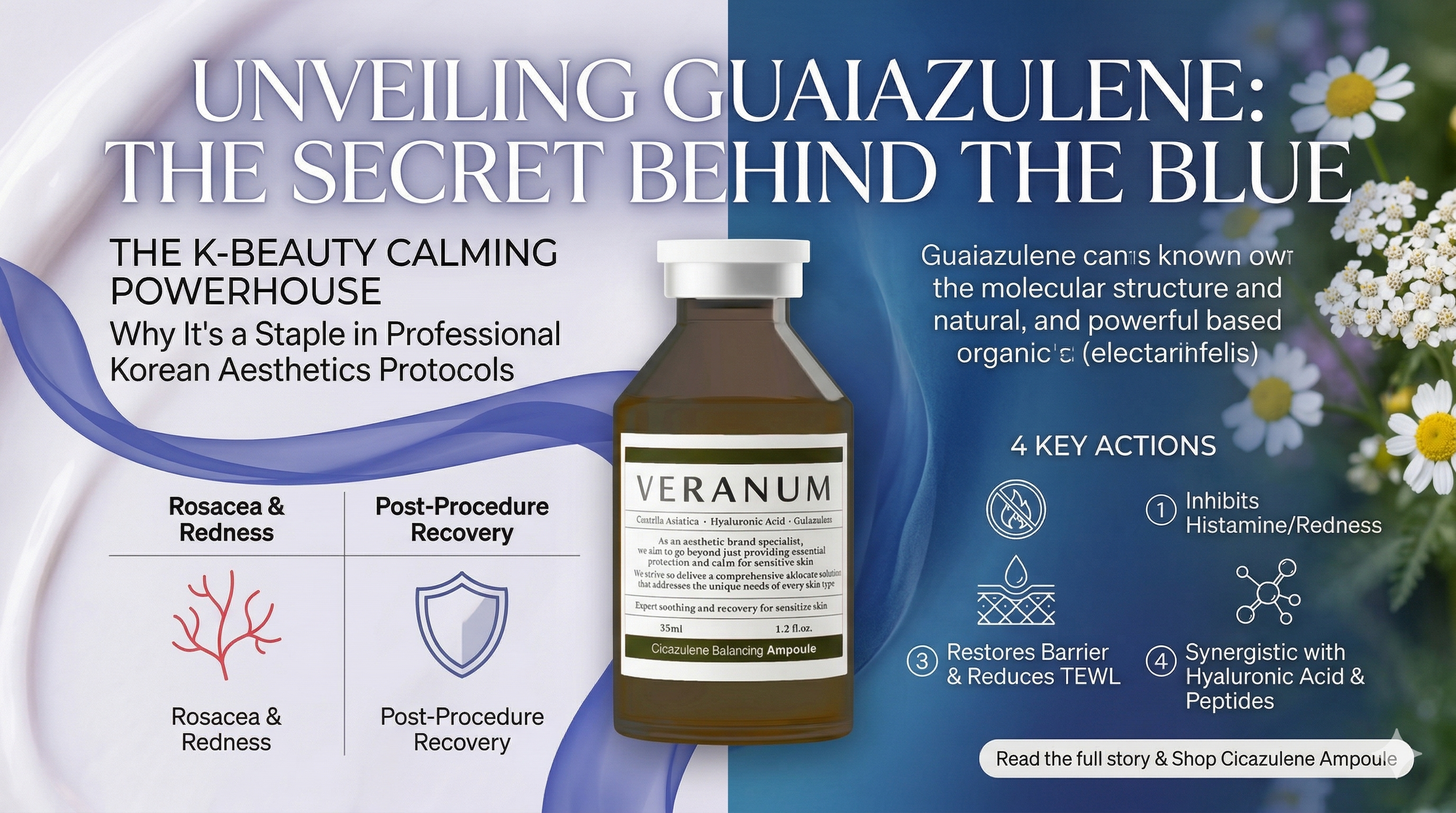 What Is Guaiazulene? The Redness-Calming K-Beauty Ingredient