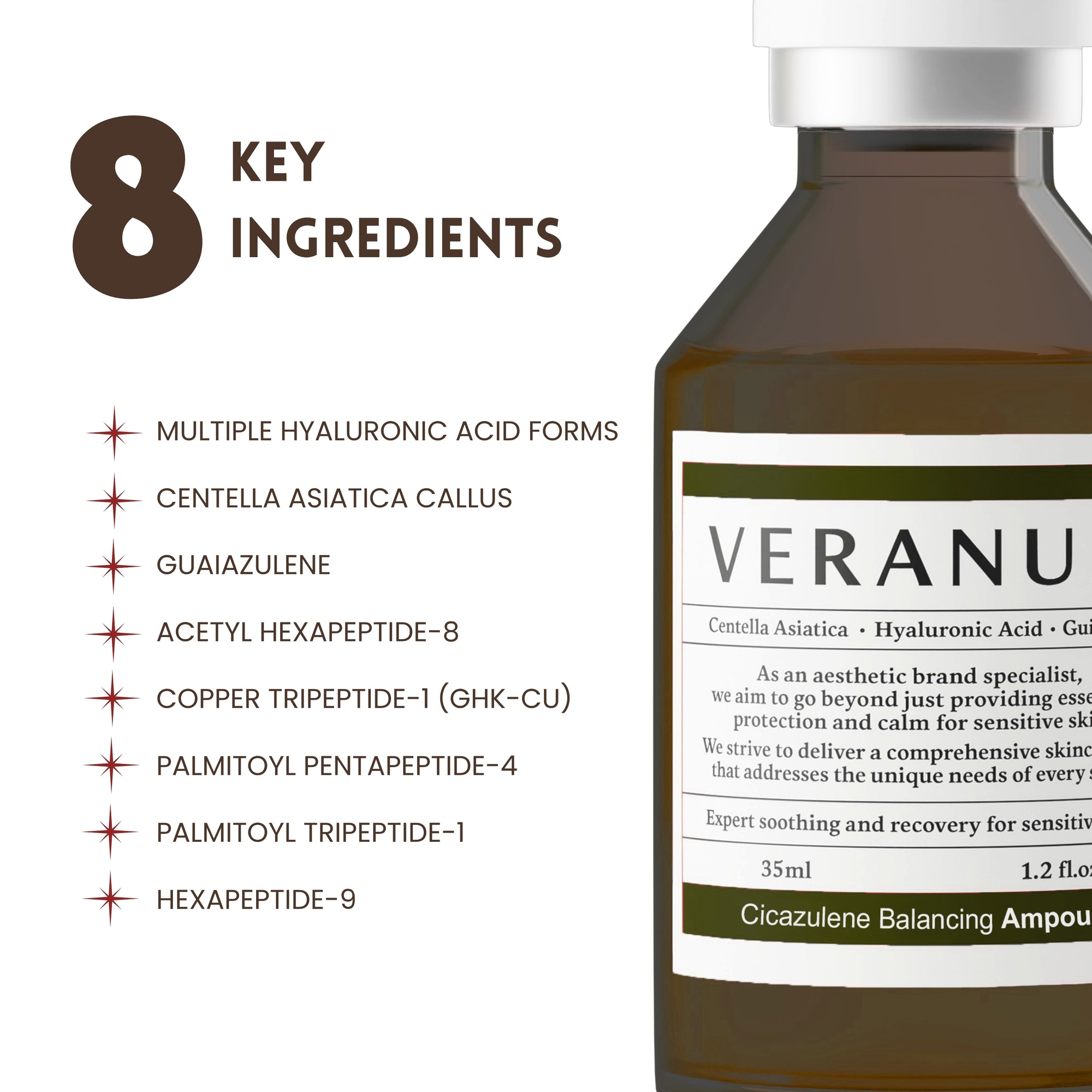 Eight_highlighted_actives_in_Veranum_Cicazulene_Balancing_Ampoule_soothing_Korean_skincare_serum