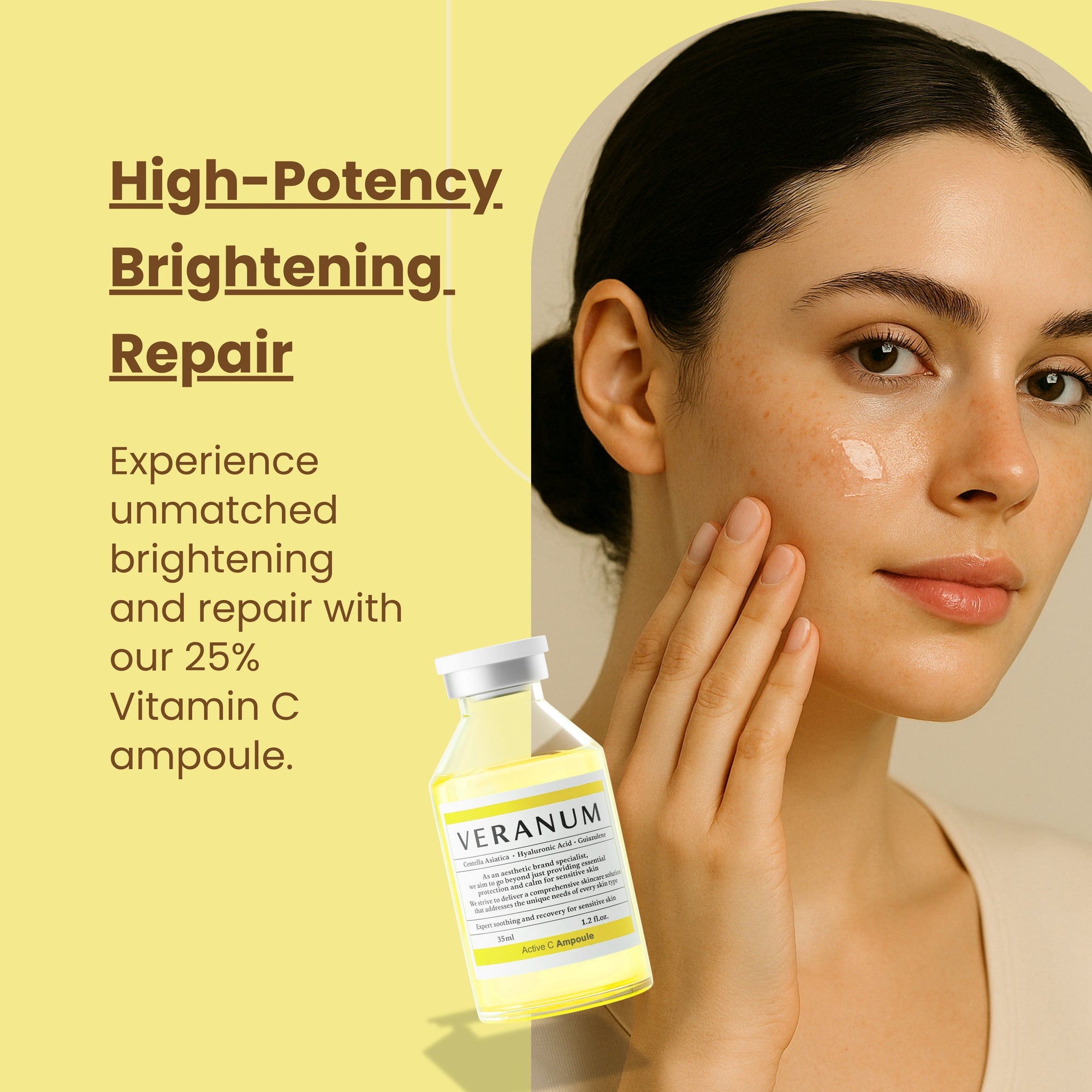 Active Vitamin C Ampoule – 25% Vitamin C. Brighten. Firm.