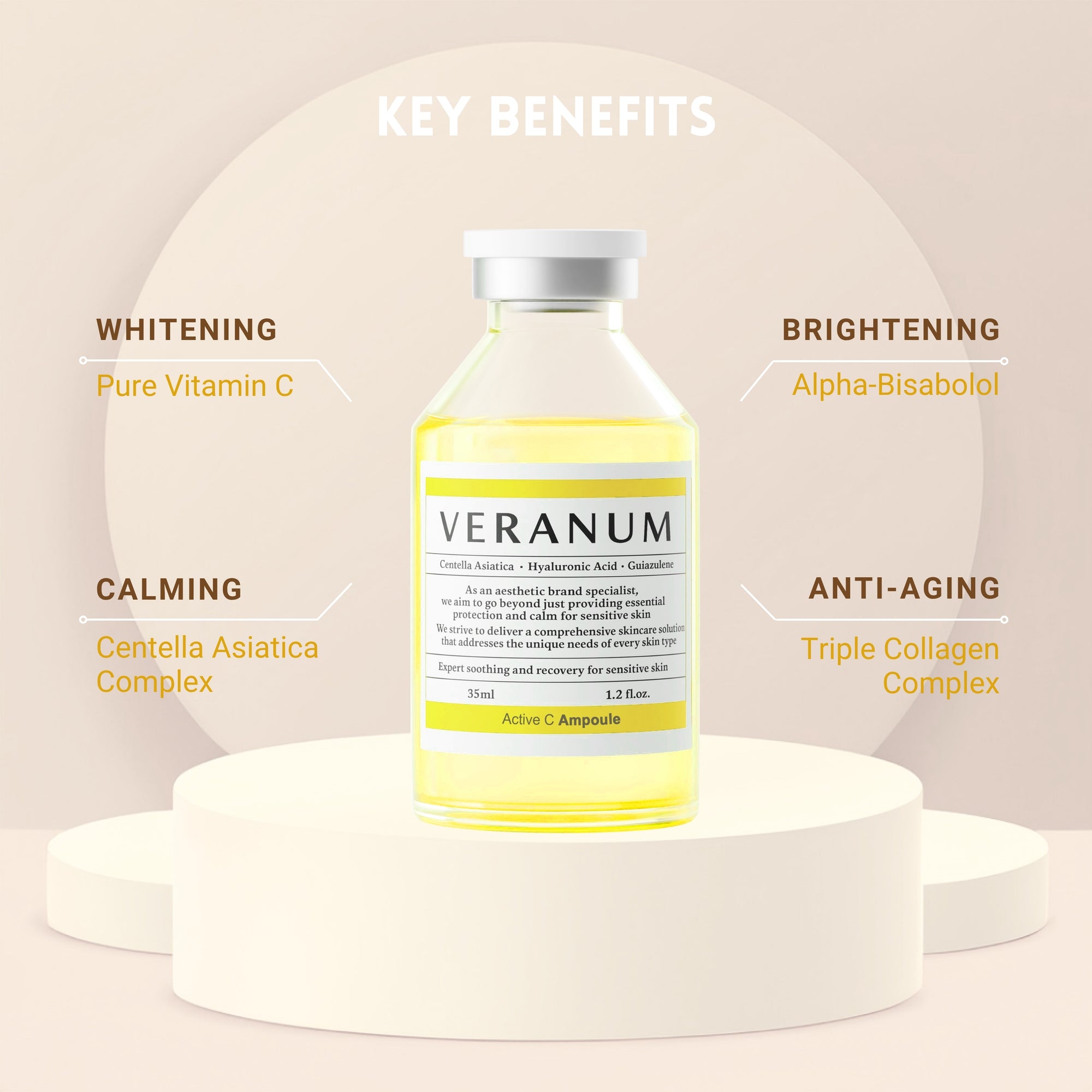 Active Vitamin C Ampoule – 25% Vitamin C. Brighten. Firm.