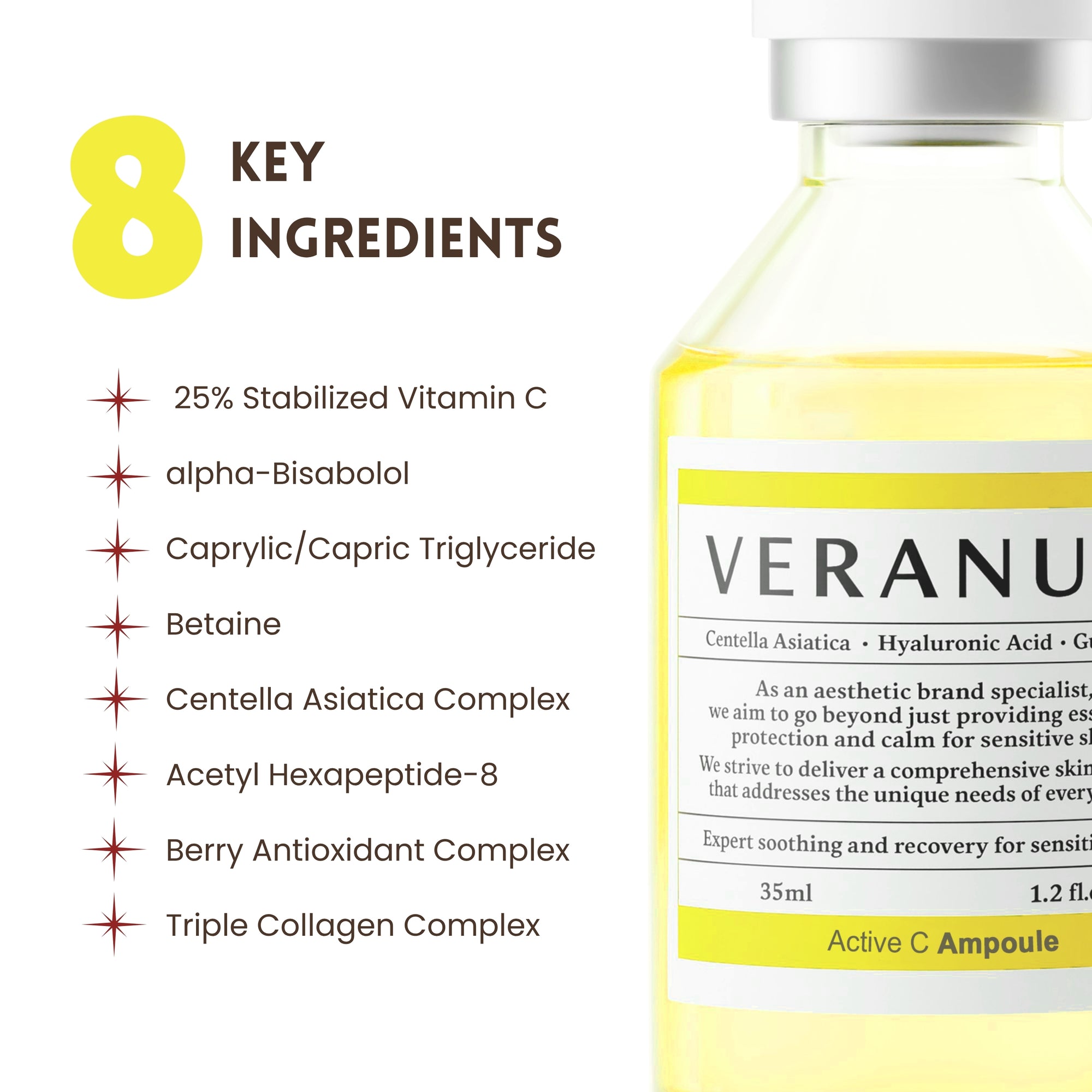 Active Vitamin C Ampoule – 25% Vitamin C. Brighten. Firm.